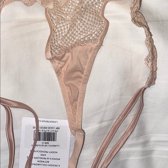 NWT L’Agent by AP Laurenta Strappy Lace Thong - Picture 7 of 8
